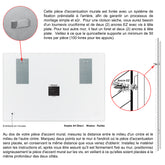 "Rustic Still Life II" Vase&Flower Frameless Freefloating Reverse Printed Tempered Art Glass Wall Art